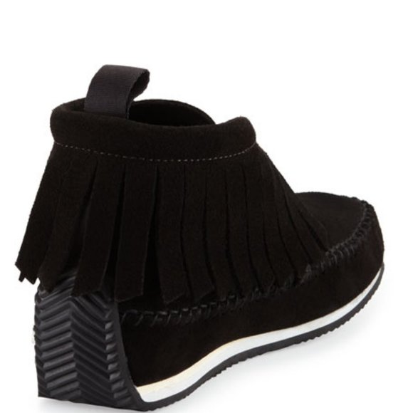 Rag and bone Ghita Suede fringe moccasin - Picture 2 of 5